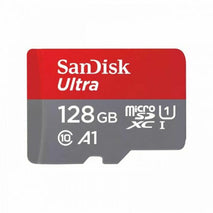 Carte Mémoire Micro SD avec Adaptateur SanDisk Ultra 128 GB