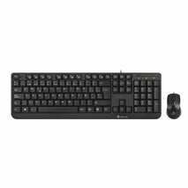 Clavier et Souris Optique NGS NGS-KEYBOARD-0271 Noir QWERTY