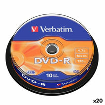 DVD-R Verbatim 4,7 GB 16x (20 Unités)