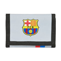 Portefeuille F.C. Barcelona Gris (12.5 x 9.5 x 1 cm)