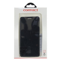 Housse pour Mobile avec coque Huawei P Smart Contact Slim Noir Textile Polycarbonate