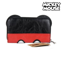 Portefeuille Mickey Mouse 75681 Noir/Rouge Noir (2,5 x 19 x 10 cm)