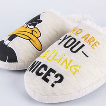 Chaussons Looney Tunes Polyester Gris clair TPR