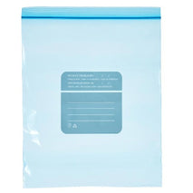 Ensemble de sacs alimentaires réutilisables ziplock 25 x 30 cm Bleu Polyéthylène 3 L (20 Unités)