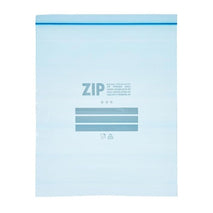 Ensemble de sacs alimentaires réutilisables ziplock 30 x 40 cm Bleu Polyéthylène 7 L (12 Unités)