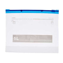 Ensemble de sacs alimentaires réutilisables ziplock 20 x 17 cm Transparent Polyéthylène 1 L (21 Unités)
