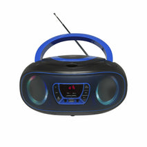 Radio CD MP3 Denver Electronics Bluetooth LED LCD Azul Negro/Azul