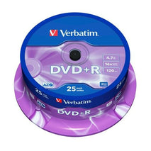 DVD+R Verbatim 4,7 GB 16x (8 Unidades)